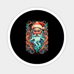 Vibrant Santa Claus Magnet